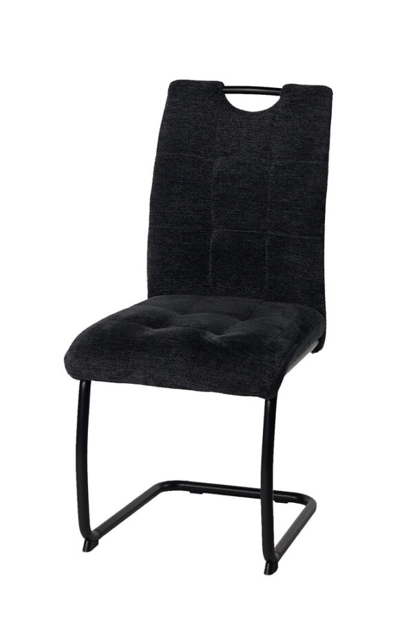 Mobilier - Chaises - STKWADRO-K028-R016 (min per2) - Boucle - Tissu - Anthracite - 45x96x59cm