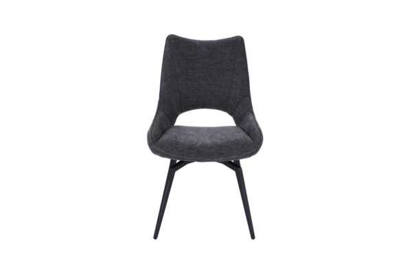 Meubar - Chaises - STMONACO-K028-C464 (min par 2) - Tissu - Anthracite - 64x94x54cm