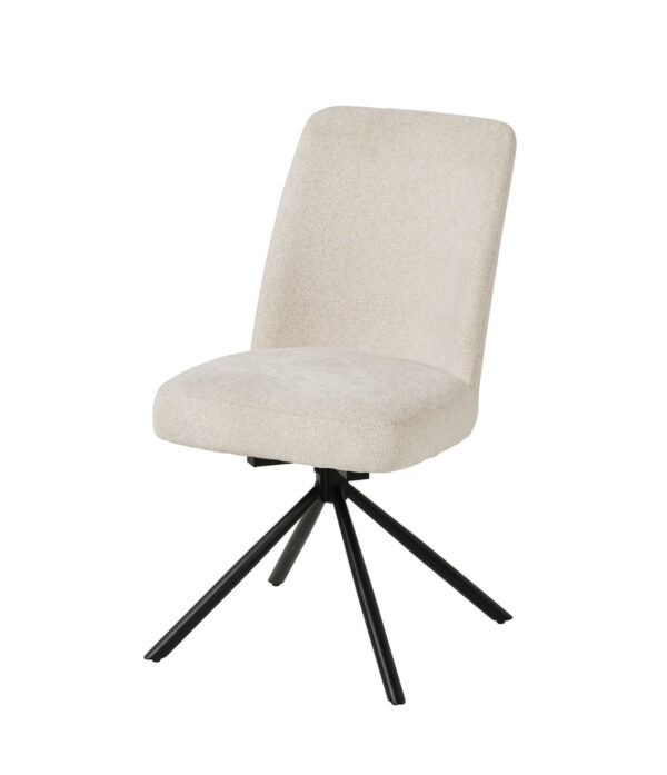 Mobilier - Chaises - STTOSCA1-K028-R022 (min per2) - Boucle - Tissu - Blanc - 48x86x62cm