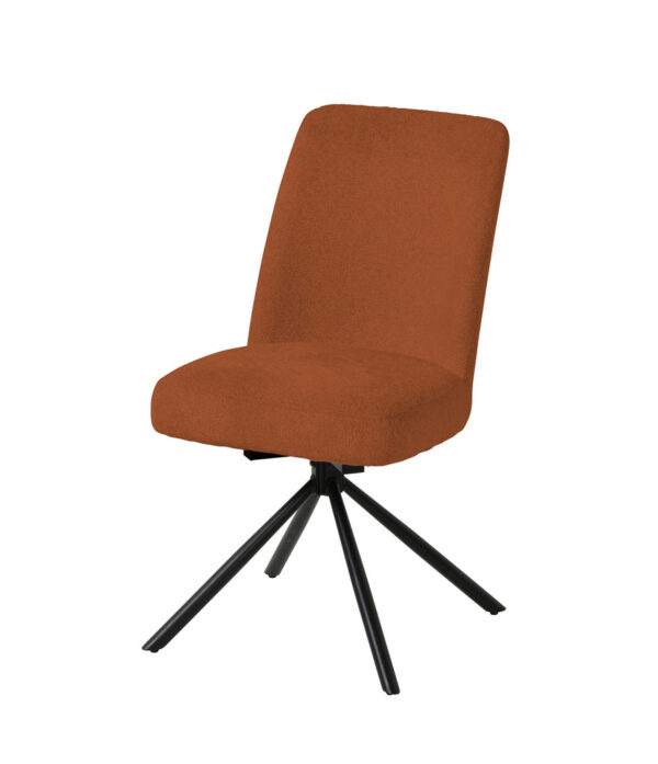 Mobilier - Chaises - STTOSCA1-K028-R044 (min per2) - Boucle - Tissu - Marron rouille - 48x86x62cm
