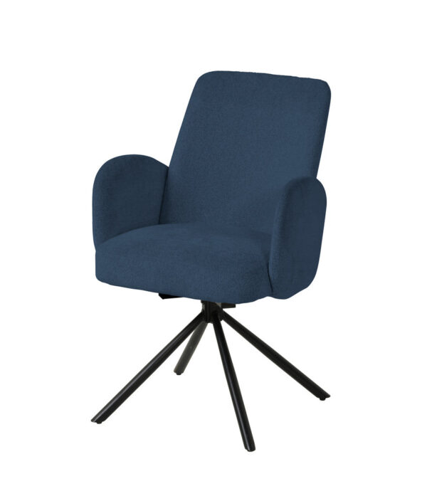 Mobilier - Chaises - STTOSCA2-K028-R086 (min per2) - Boucle - Tissu - Bleu - 58x87x62cm