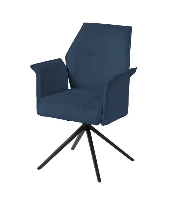 Mobilier - Chaises - STTRIESTE-K028-R086 (min per2) - Boucle - Tissu - Bleu - 64x92x62cm