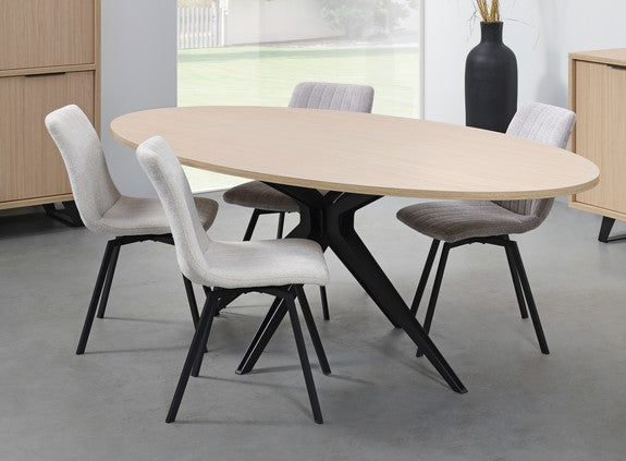 Meubar - Tables à manger - TOV26YMM50-K028-K725 - Chêne élégant - 260x72x130cm