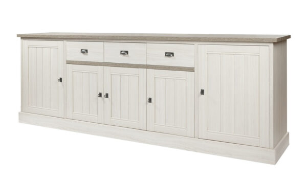 Meubar - Buffets - DR1 - K467 - Mélèze/Chêne cristal marron clair - 259x90x50cm