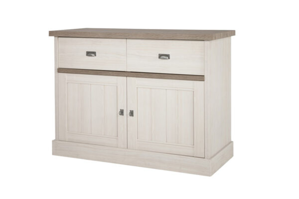 Meubar - Commodes - KO6 - K467 - Mélèze/Chêne cristal marron clair - 119x88x50cm