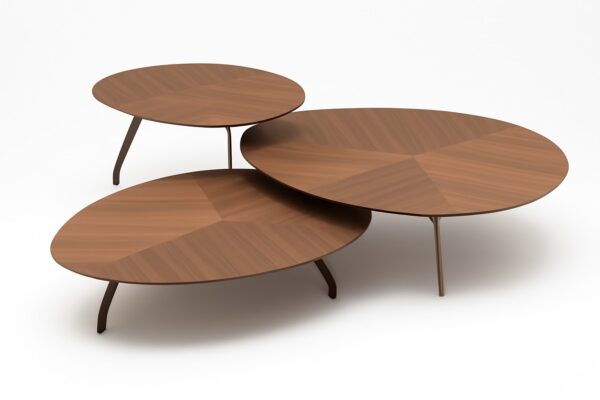 Table d'appoint ISLAND - Bois sculpté