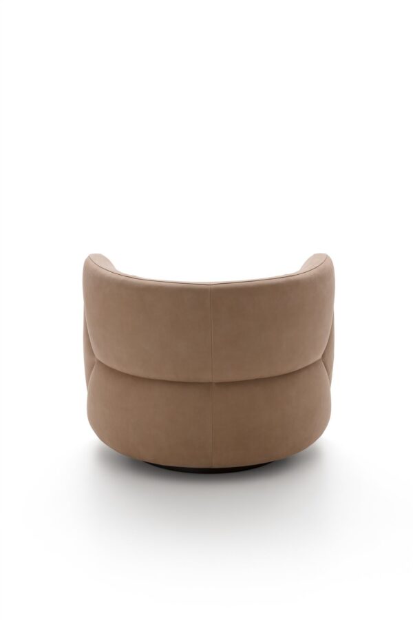 Fauteuil NAOMI - Tissu ou cuir, design enveloppant – Image 4