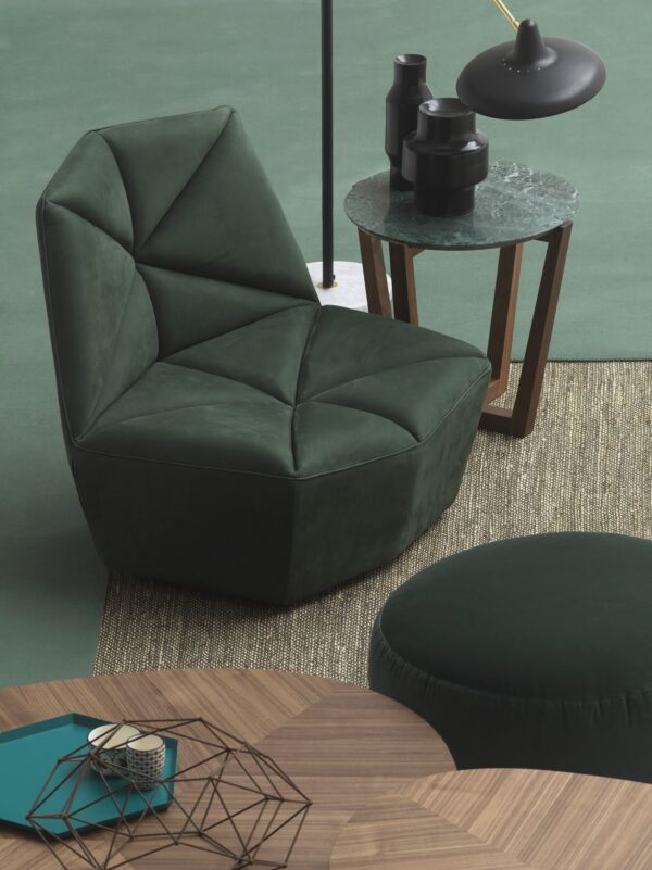 Fauteuil GOSSIP - Tissu ou cuir pivotant – Image 2