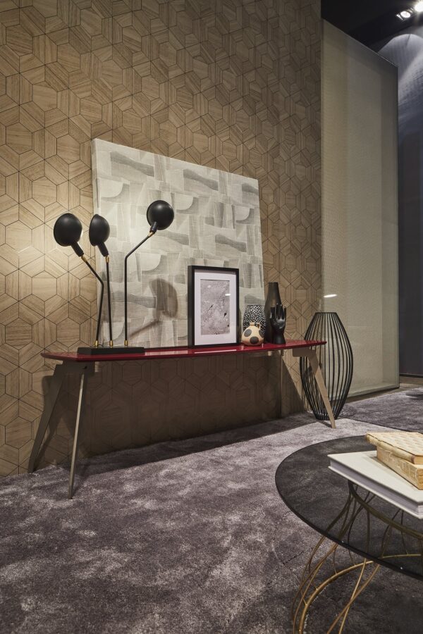 Petite table JIMMY - Laquée noire et pieds métal – Image 2