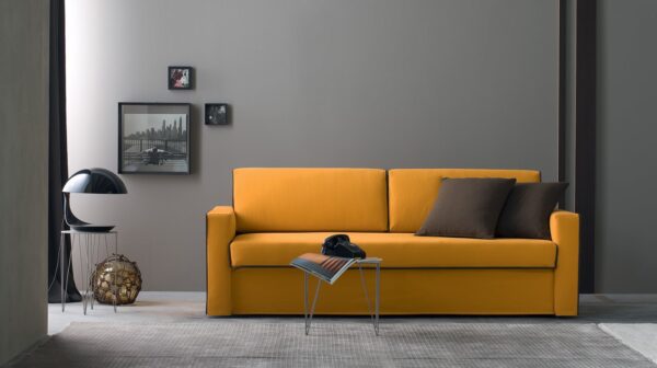 Canapé convertible ARGO - Tissu beige – Image 2
