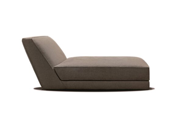 Chaise longue DION - Tissu ou cuir haut de gamme – Image 2