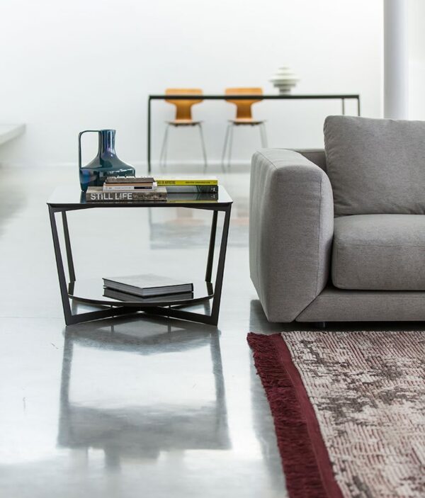 Table basse FRISCO - Marbre et métal bronze – Image 2