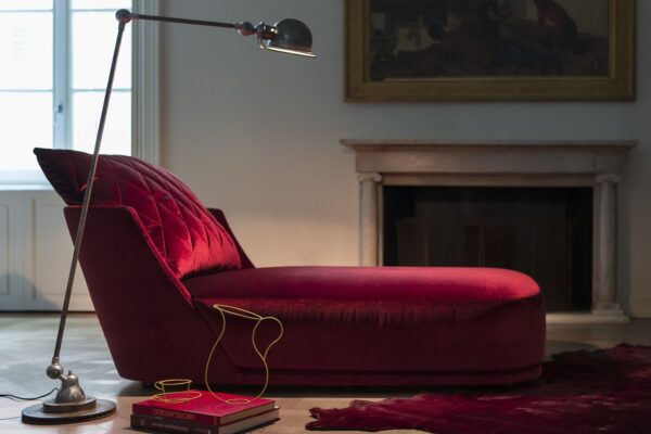 Chaise longue GRACE - Tissu ou cuir – Image 3