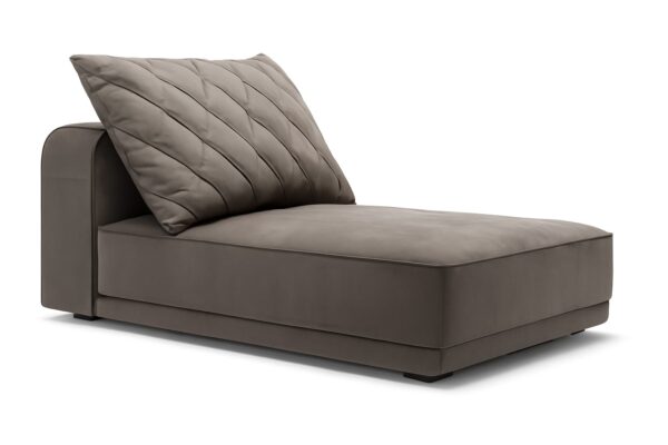 Chaise longue GARY - Tissu haut de gamme