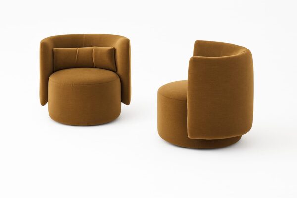 Fauteuil design JESS - Style rétro années 70