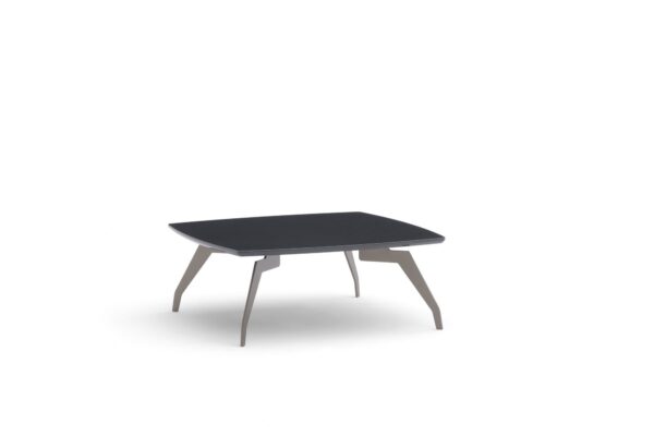Petite table JIMMY - Laquée noire et pieds métal – Image 4
