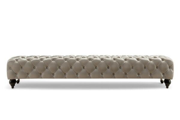 Banc ALFRED - Tissu ou cuir haut de gamme